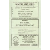Sujatha Law Series Public International Law Notes for BSL & LL.B by Gade Veera Reddy
